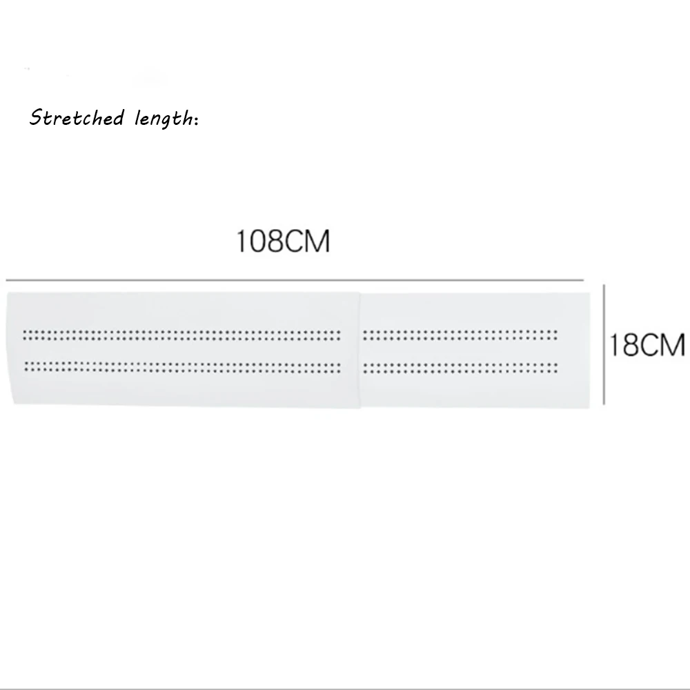 Adjustable Air Conditioner Cover Windshield Air Condition Baffle Shield Wind Guide Month Straight Anti-wind Shield