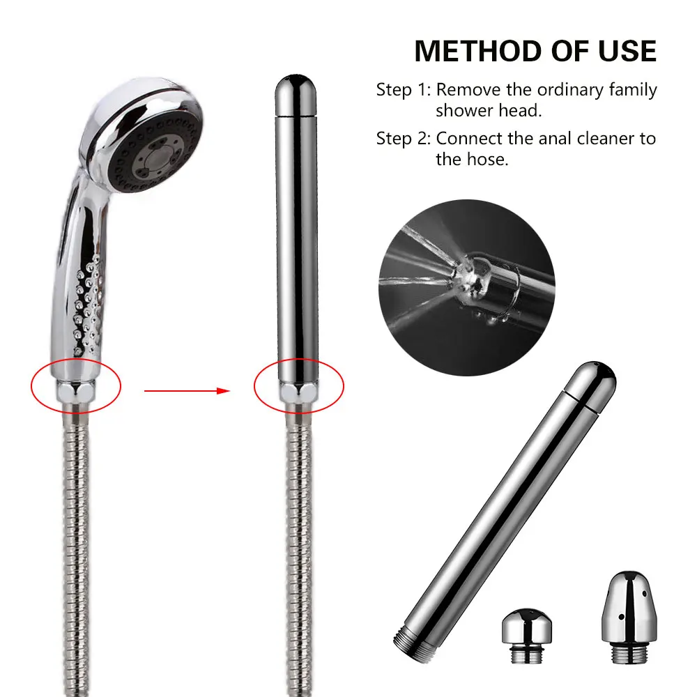 Anal toys Anal Enema Shower Body Cleaning Tool Butt Plugs Tap Sex Shop Bidet Faucet Anal Vagina Cleaner Sex Toys for Couple