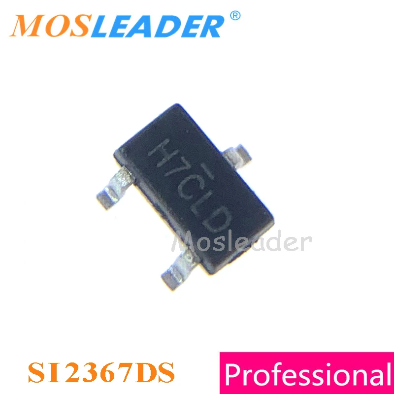 

Mosleader Si2367 SOT23 3000 шт Si2367DS Si2367DS-T1-GE3 P-Channel 3A 3.8A 20 V сделано в Китае высокого качества