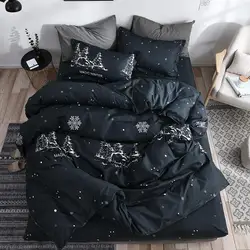 Christmas Girl Boy Kid Bed Cover Set Duvet Cover Adult Child Bed Sheets Pillowcases Comforter Bedding Set 2TJ-61007