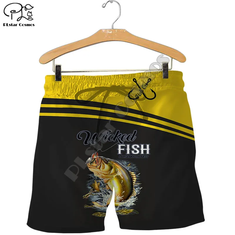 PLstar Cosmos Fishing 3D Printed 2021 New Fashion Men/Women Summer Casual Shorts Beach Short Pants Drop Shipping Style-F36