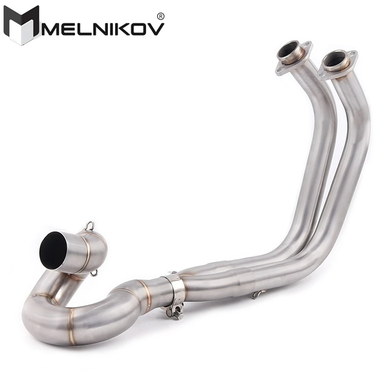 Motorcycle Exhaust Muffler Middle Pipe Full System For Kawasaki ER6N ER6F NINJA650R Ninja650 Z650 2017 2018 2019 2020 Exhaust