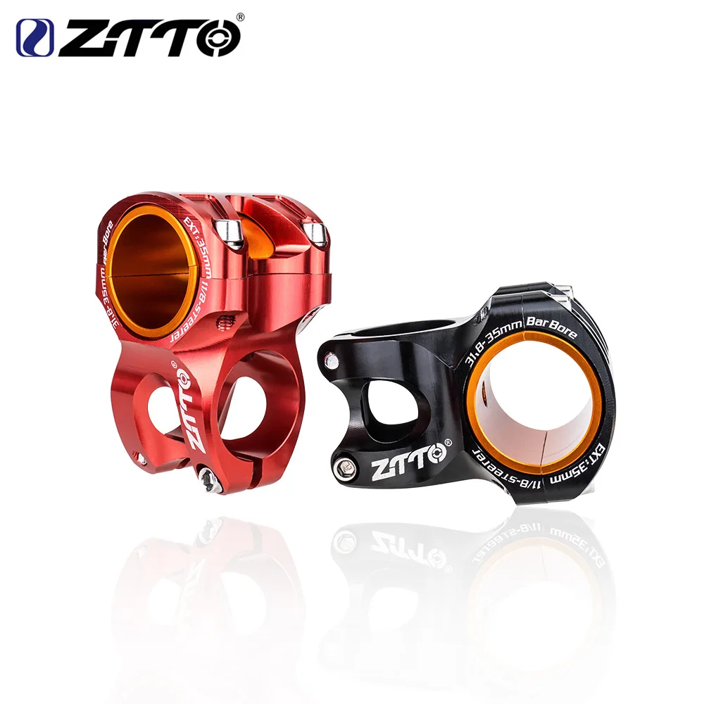 ZTTO MTB 0 Degree Bike Stem High-Strength Lightweight DH AM Enduro Stem 35/50mm Bike Stem 28.6 steerer For 35mm/31.8mm Handlebar