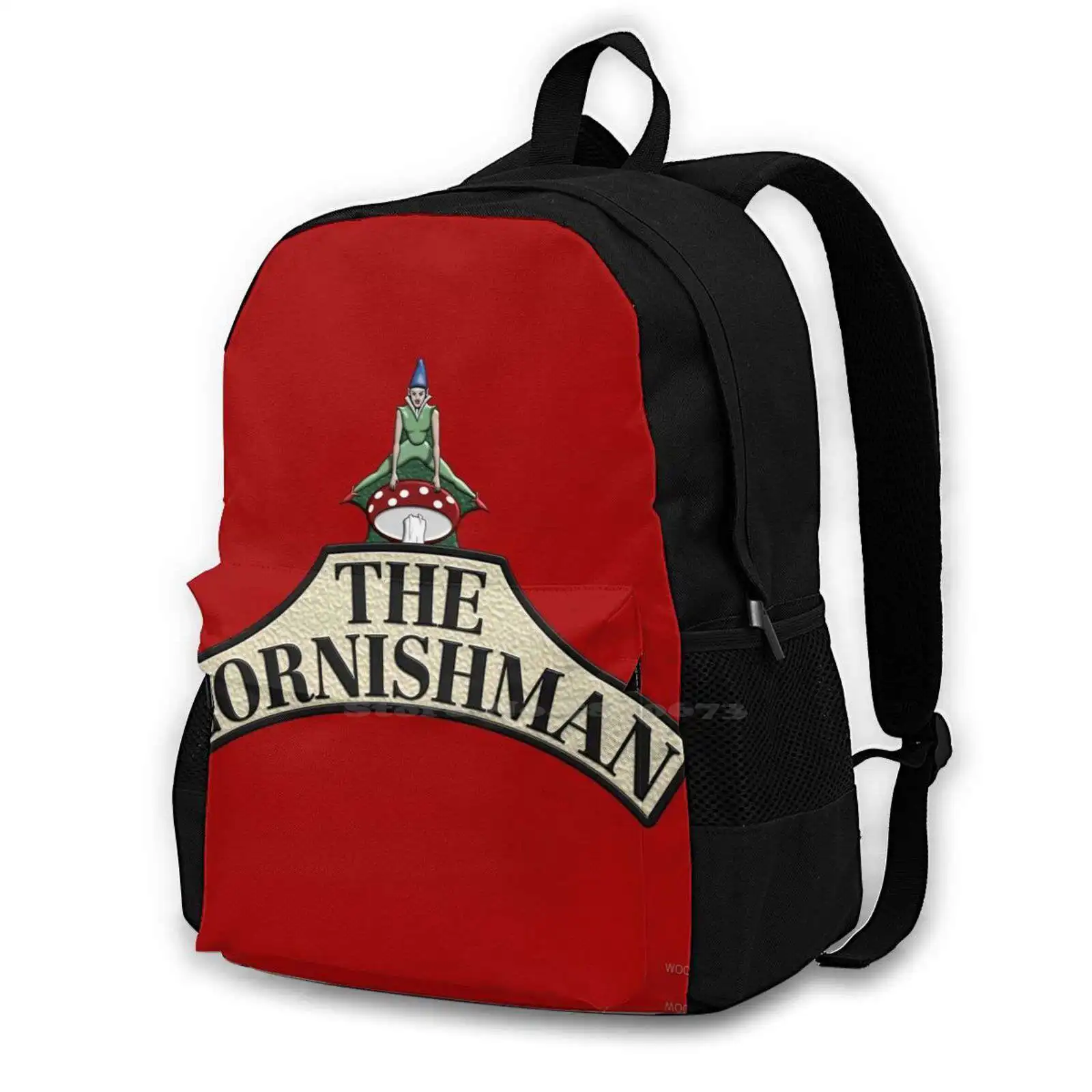 The Cornishman-Headboard Women Men Teens Laptop Travel School Bags The Cornishman Headboard Rail British England Wales