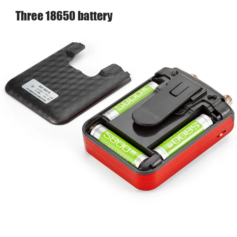 10W Bluetooth Loudspeaker With 3 18650 Battery TF USB FM Sound Record Megaphone Speaker Voice Amplifier For Teaching Guide