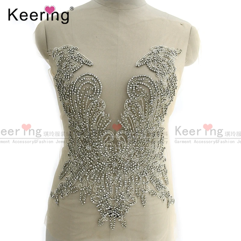 Elegant Dress Patch for Wedding Dress, Body Applique Jewelry, Fashion, WDP-054