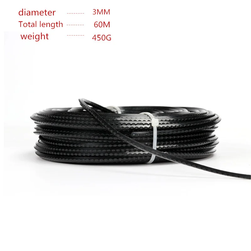 

3.0MM 450G super quality zigzag trimmer line toothing string trimmer line for weed cutter brush cutter