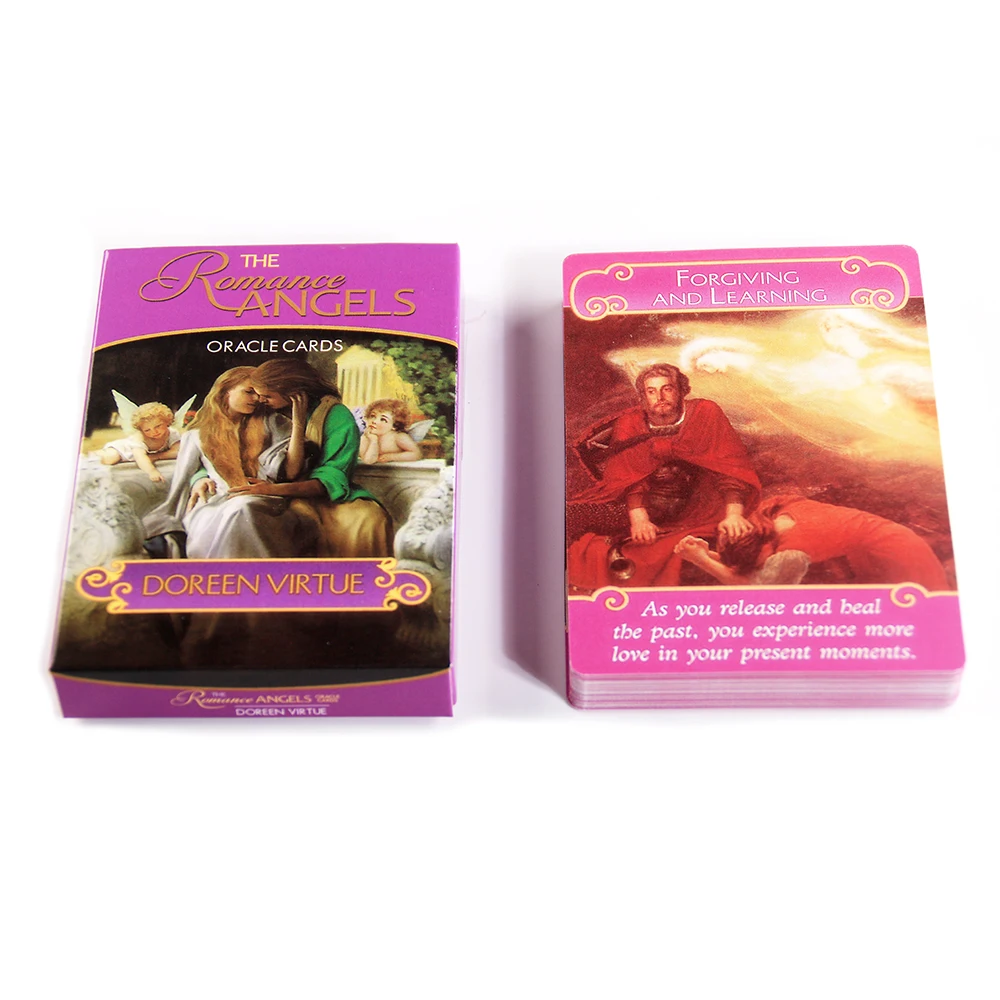 The Romance Angels Tarot Oracle Cards Deck|The 44 Romance Angel Oracle Cards by Doreen Virtue Rare Out of Print Game Board Toy