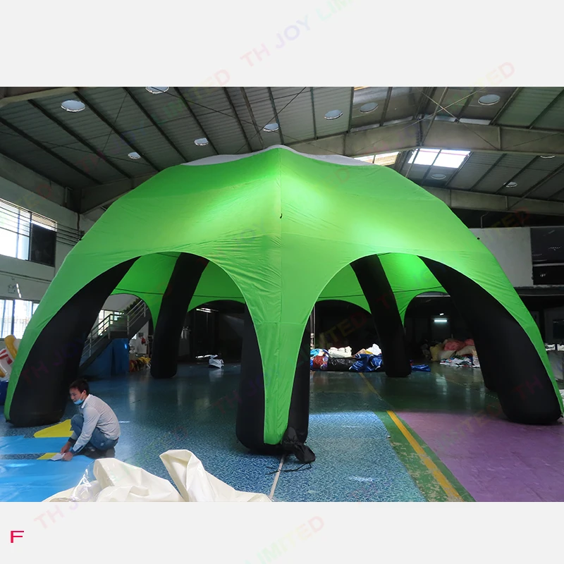 Free Air Shipping 4m Portable Advertising Spider Tent Inflatable Party Event Exhibition Dome Marquee Car Garage Canopy