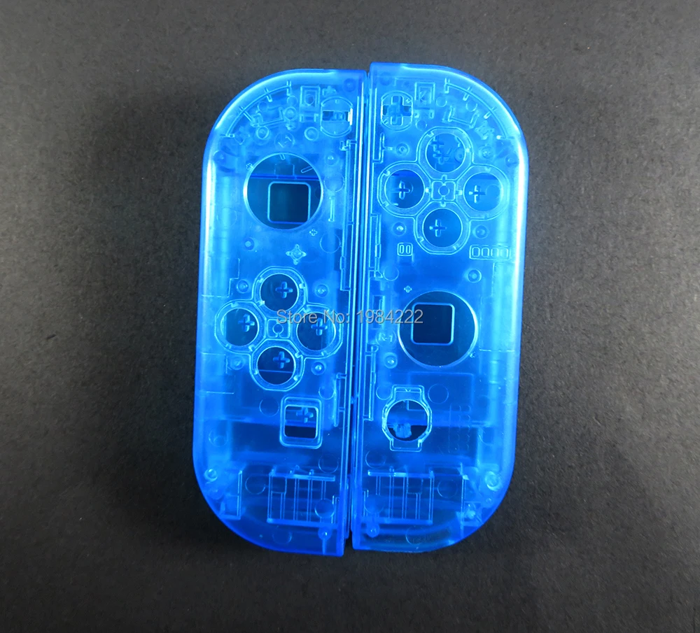 10 مجموعات من حالات الحماية الواضحة لجهاز نينتندو سويتش NS Joy Con الإسكان شل غطاء لوحدة التحكم NX JoyCons شفافة