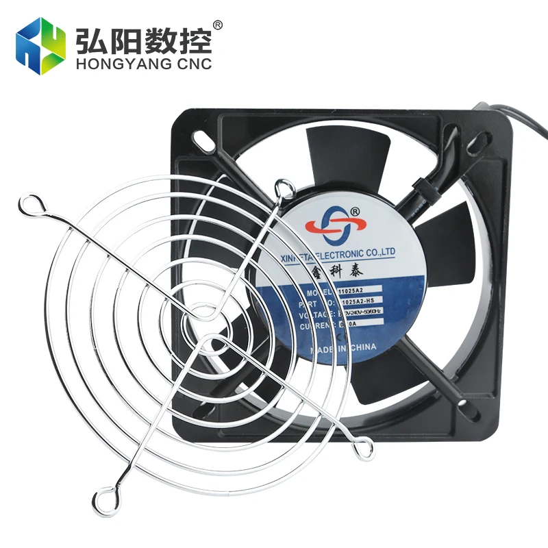 AC 220V Fan Cooler Fan 110mm 120mm PC Radiator Fan Industrial Chassis Cabinet Cooling Motor Cooling Fan Inverter CNC Machine Fan