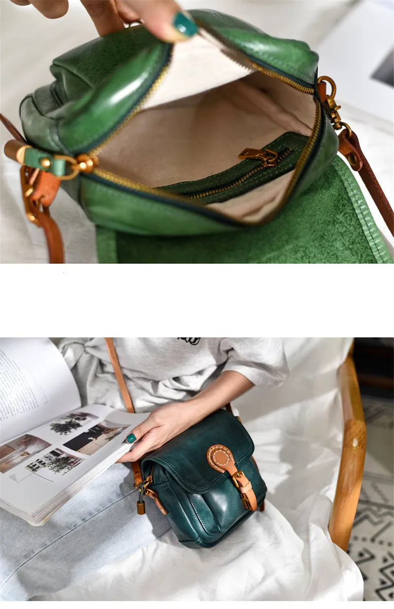 PNDME mode luxus echtem leder mini frauen kleine satchel für damen täglichen wochenende partei natürliche echt rindsleder schulter tasche – Detail 7