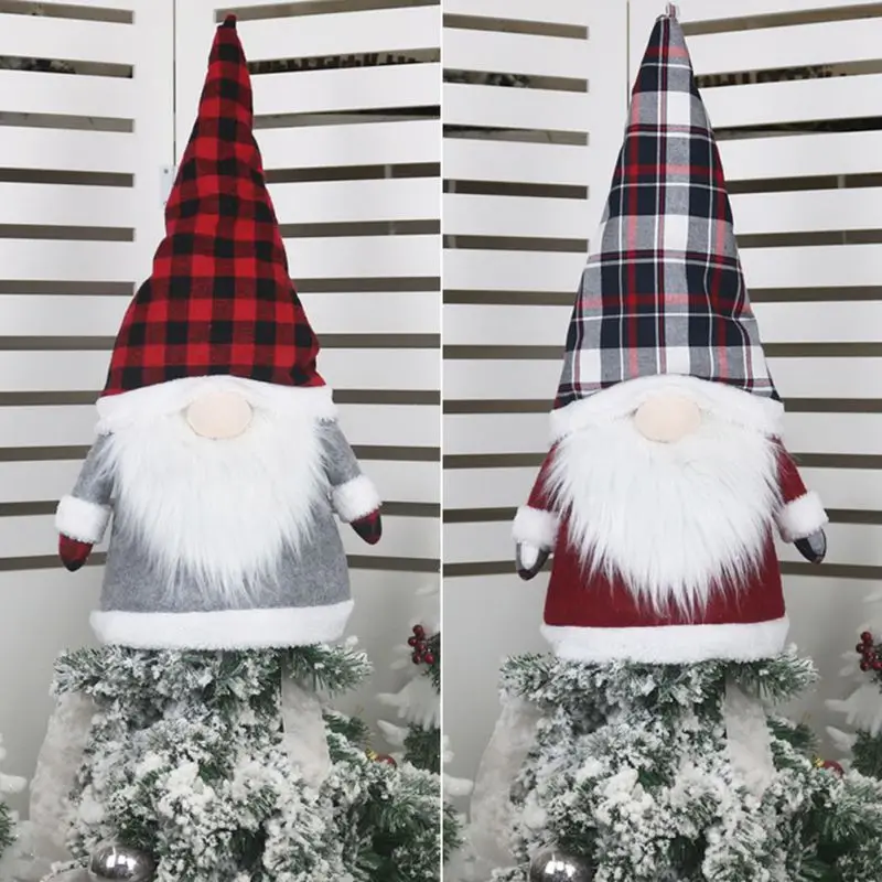 Swedish Tomte Gnome Christmas Tree Topper, Ornaments, Holiday, Home Decor, 26