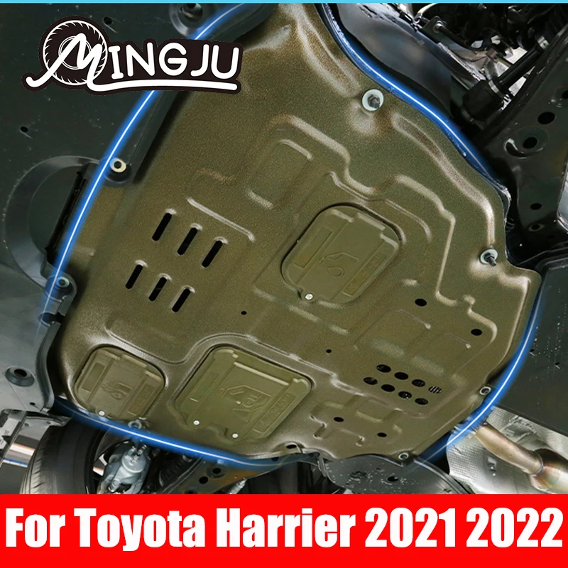 Protector de chasis de motor para Toyota Harrier Venza 2021 2022, cubierta protectora de plástico, accesorios de acero al manganeso