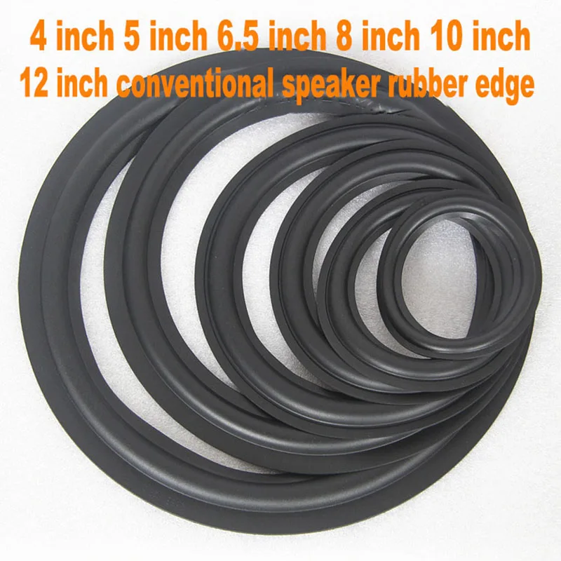 

2 pcs Horn speaker speaker rubber edge 4 inch 5 inch 6.5 inch 8 inch 10 inch 12 inch rubber folding ring edge ring repair