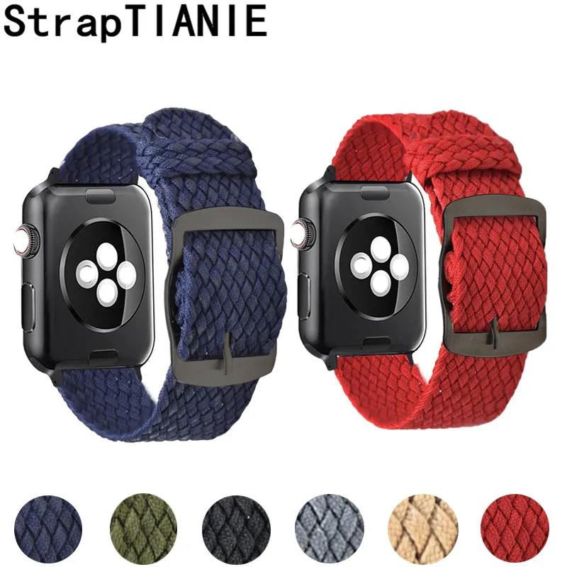 new nylon for apple watch accessories watch strap for apple watch 6se 4 38mm 40mm Suitable for Apple iwatch6 5 3 2 1 42mm 44mm