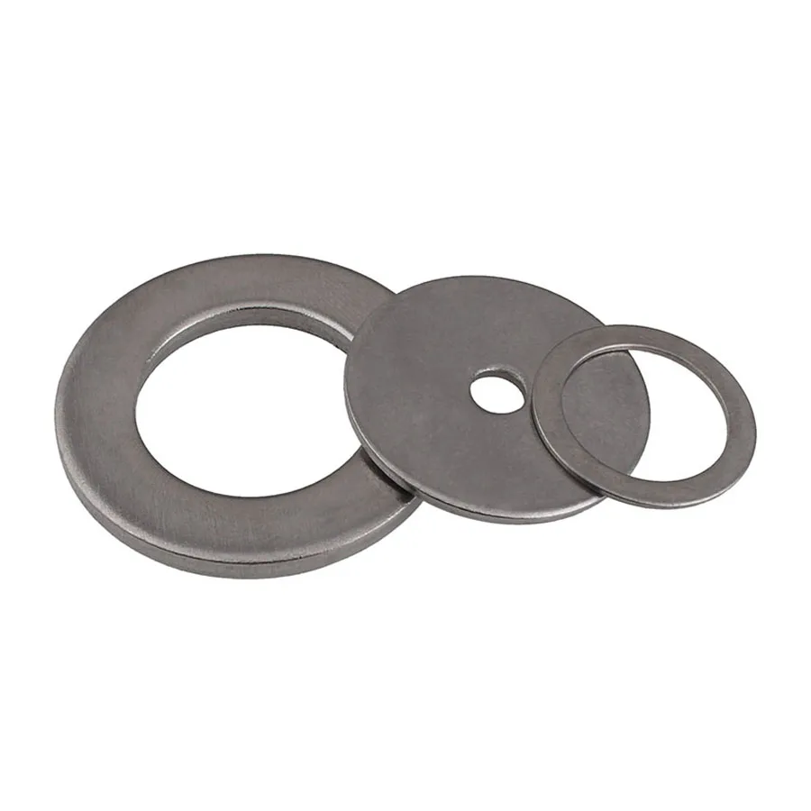 M1.6 M2 M2.5 M3 M4 M5 M6 M8-M14 304 Stainless Steel Flat Washer Plain Gasket A2 Spacer for Screw Bolt Flat Metal M3 Washer