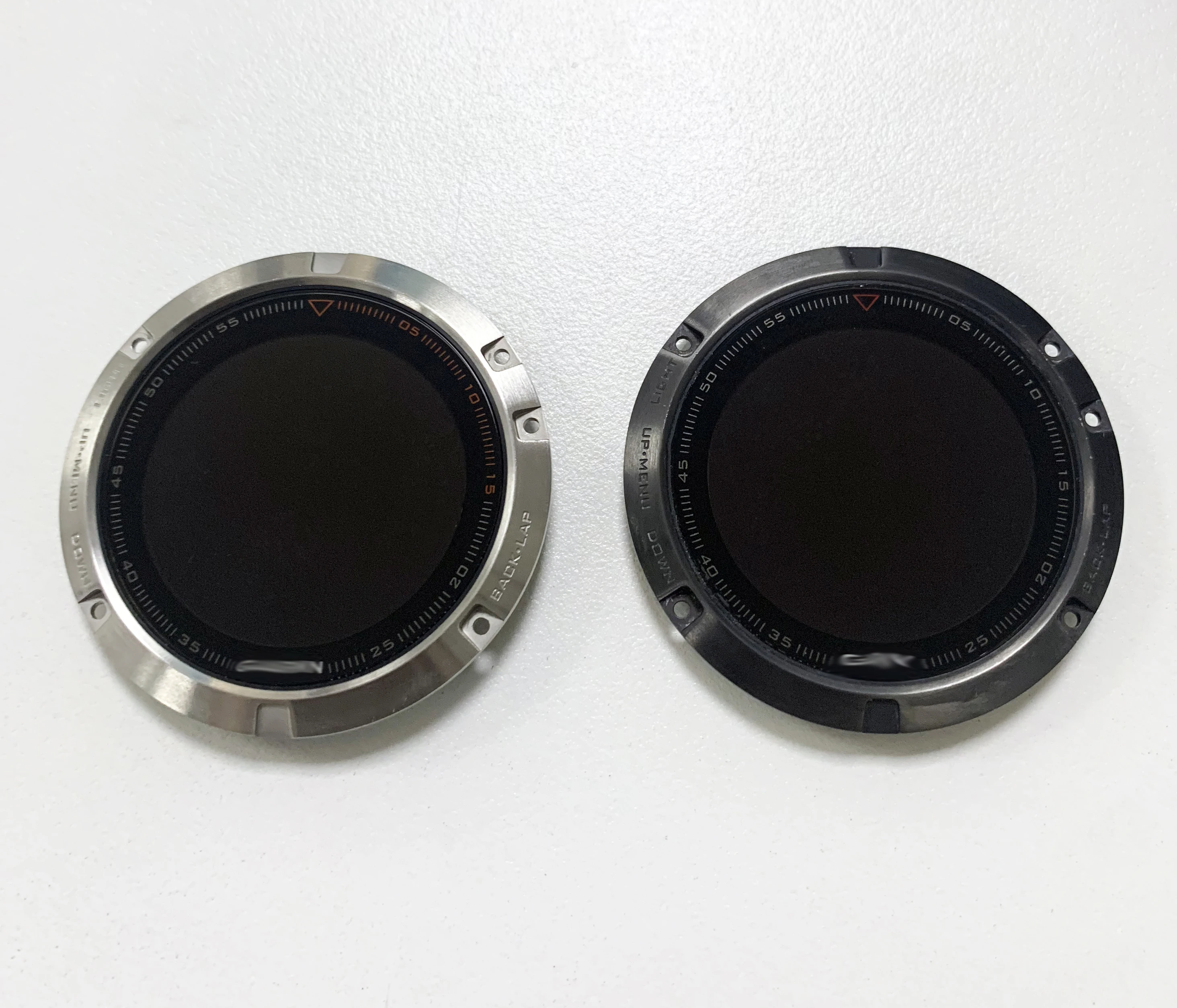 

For Garmin Fenix 5 LCD Screen with Front Cover Case of Smart Repair Parts GPS Silver with Granite Slate Gray