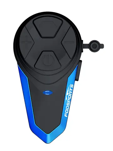 Мотоциклетная гарнитура Fodsports BT-S3 с Bluetooth, водонепроницаемая, с функцией интеркома, дальность действия 1000 м