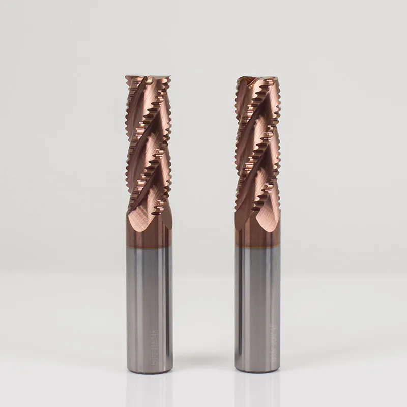 ZCT Roughing Milling Tools CNC Milling Cutter Roughing End Mills HRC55 4 Flutes Fresa Metal Cutter 4mm 6mm 8mm 10mm 12mm Endmill