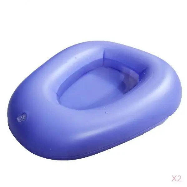 2Pcs Inflatable Bedpan Prevent Bedsore Decubitus Decubitus Seat Cushion for Elderly Outpatient Bedridden People