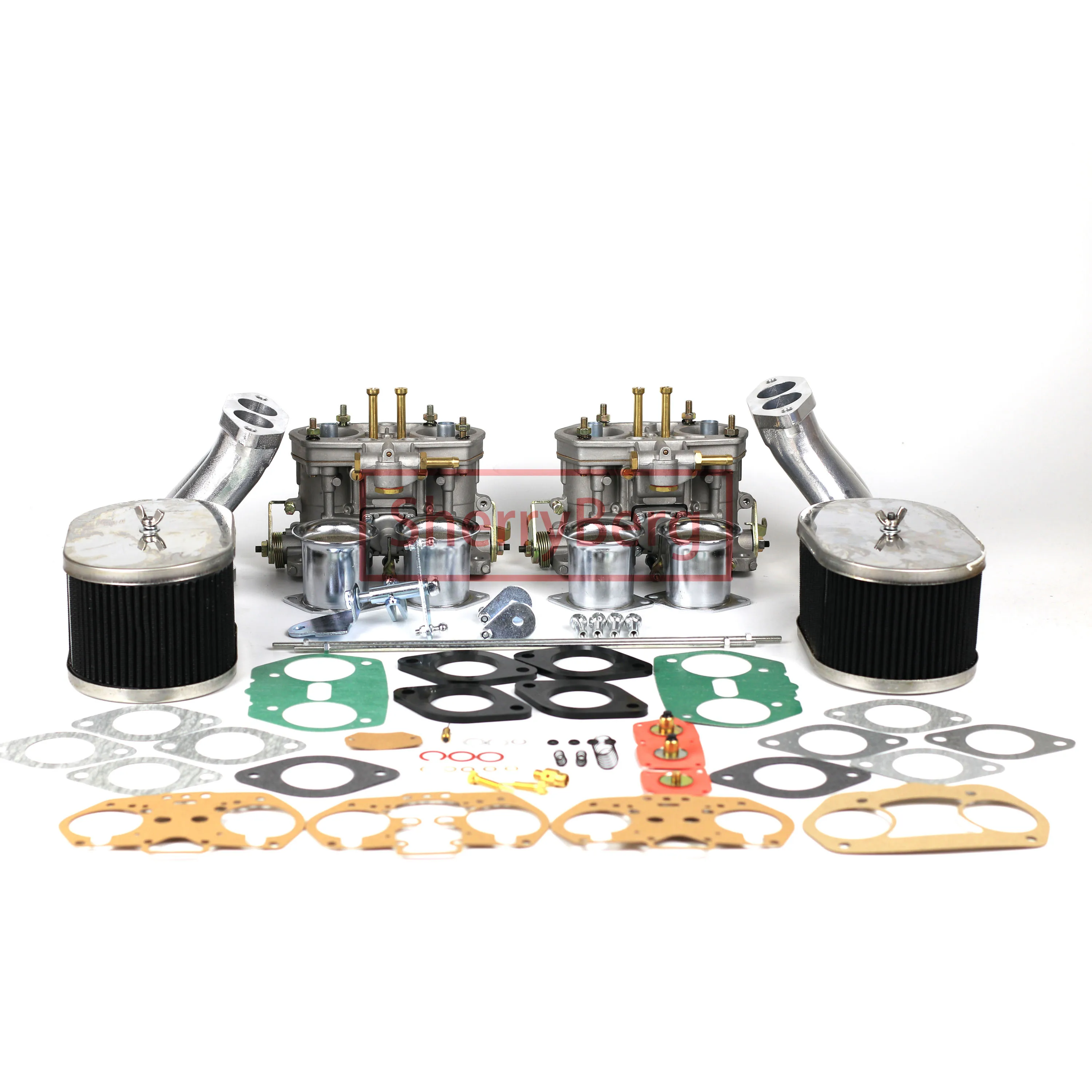 SherryBerg Carburetor Conversion Kit Double Gasification System 40 IDF Carburettor for VW Bug Bus Karmann Ghia Rep. Weber 40IDF