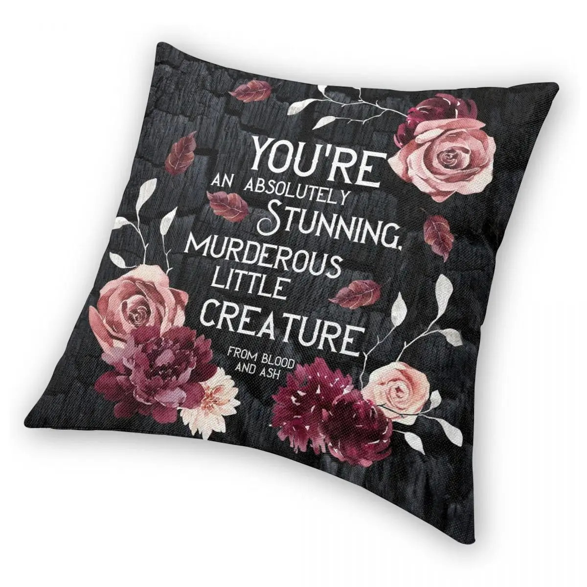 From Blood And Ash Murderous Square Pillowcase Polyester Linen Velvet Pattern Zip Decor Home Cushion Cover Wholesale