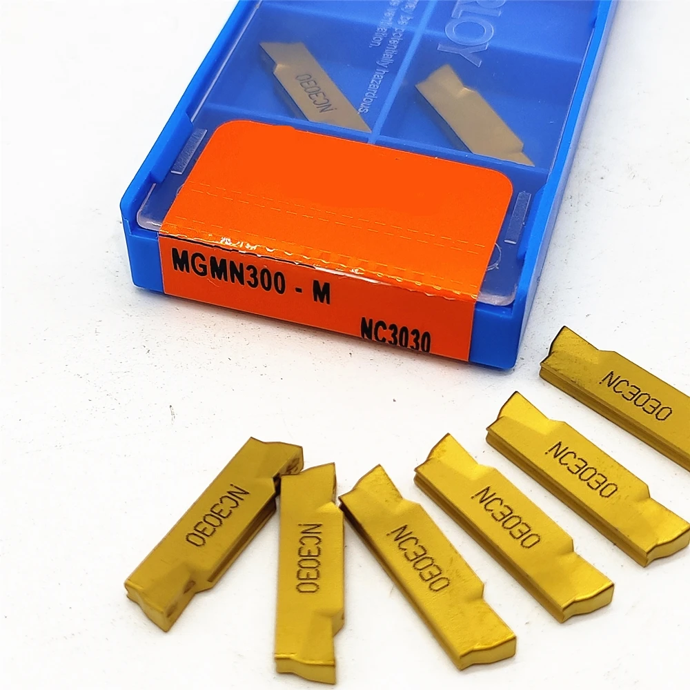 10 قطعة MGMN300 متر PC9030 NC3020 مخدد كربيد إدراج MGMN300 مخرطة تحول وحز أداة تحول باستخدام الحاسب الآلي