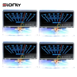 4pcs High-precision P-97 VU Meter Panel Tube Amplifier Preamp VU DB Power Peak Level Meter Sound Pressure Strap with Backlight