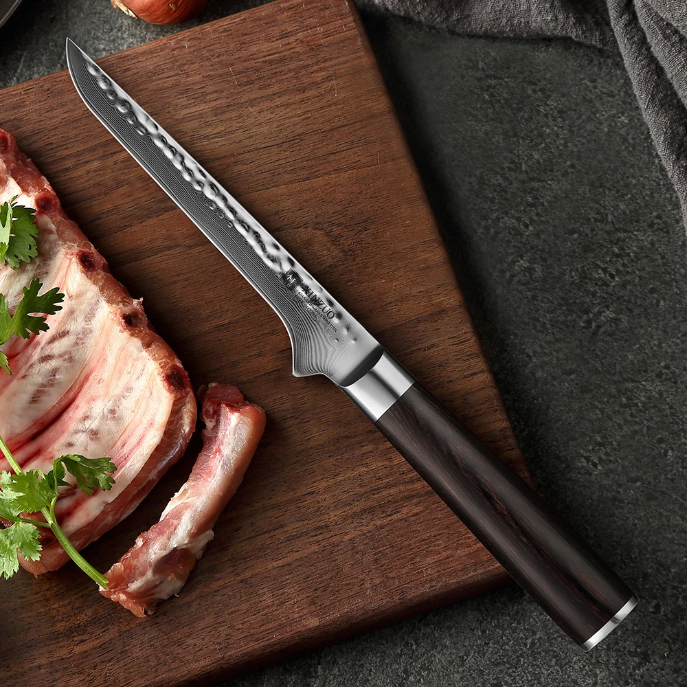 XINZUO 5.5 بوصة قطعة العاج سكين المطبخ سوبر دمشق الصلب سكين الجزار الشيف سكاكين المطبخ تقطيع تركيب أدوات الطبخ #5