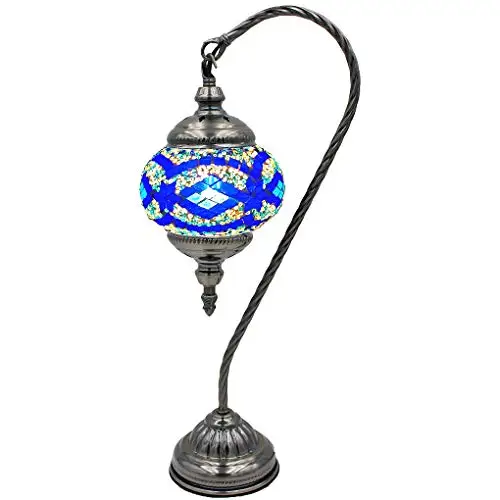 

Silver Fever Handcrafted Mosaic Turkish Silver Fever Handcrafted Mosaic Turkish Lamp Moroccan Glass Table Desk Bedside Light Bro