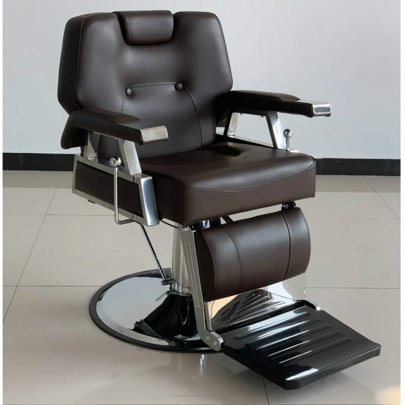 New Men Barber Shop Hair Cutting Leather Chair Supplies Swivel Rotatable Hairdressing Salon Multifunctional Commercia Furniture