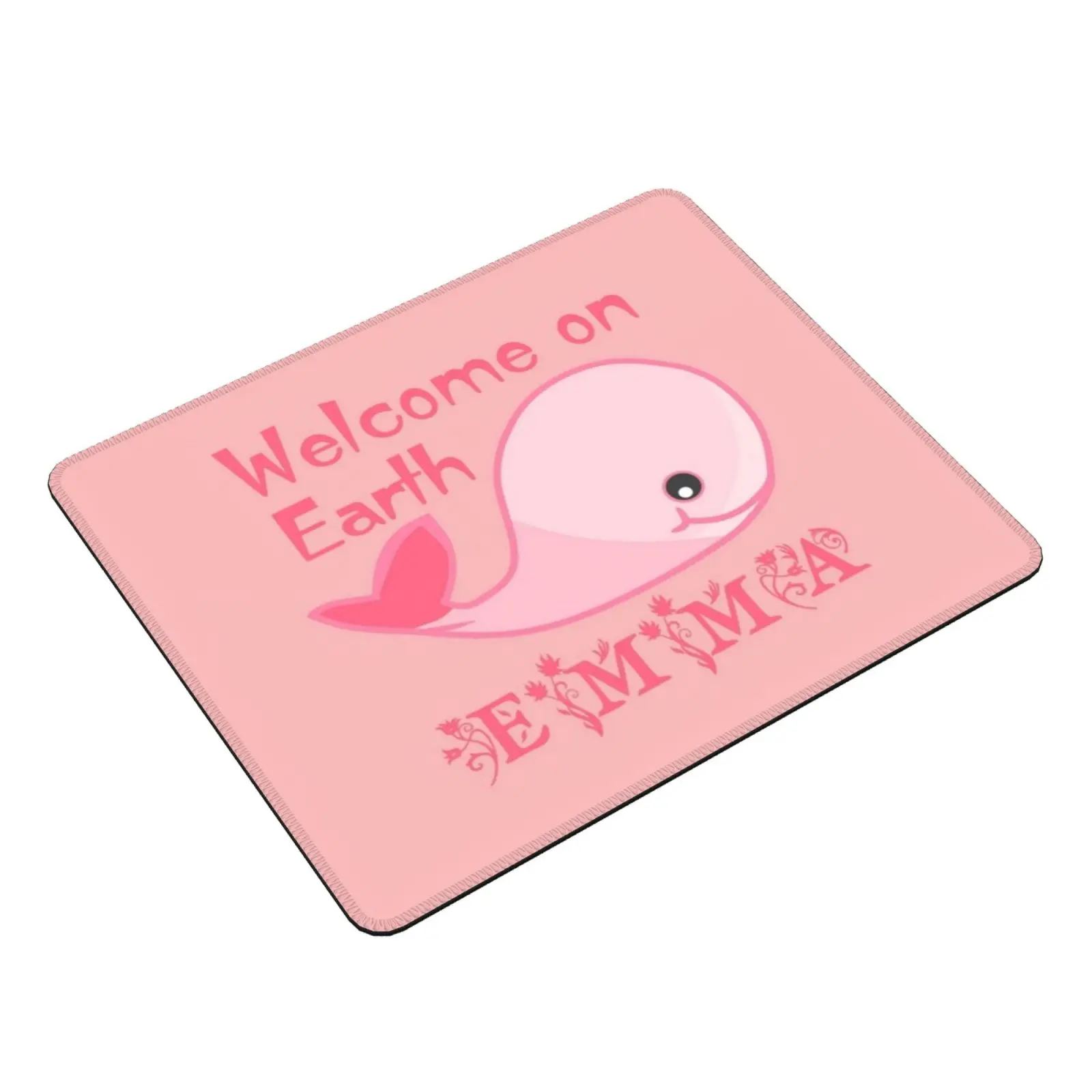 Baby Emma To Celebrate Your Birth Mouse Pad DIY Print Infant Emma Whale Baby Bump Baby On Board Baby