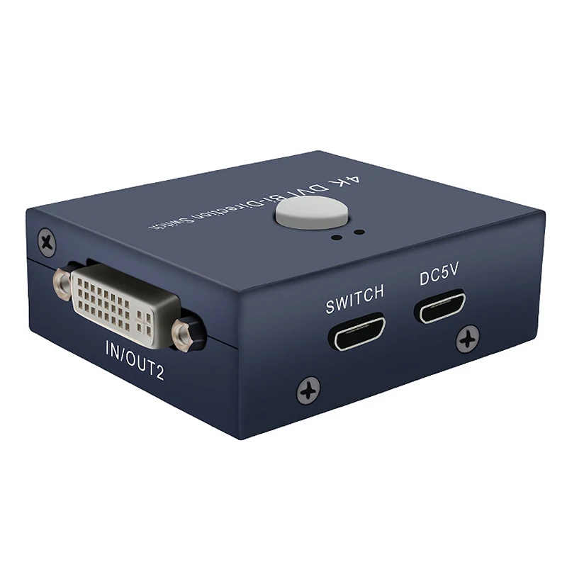 HDMI Switch 4K@30Hz 2X1 DVI Bi-Directional HDMI Switcher UHD 4Kx2K Splitter for HDTV/PS4/ One/Apple TV/Fire Stick