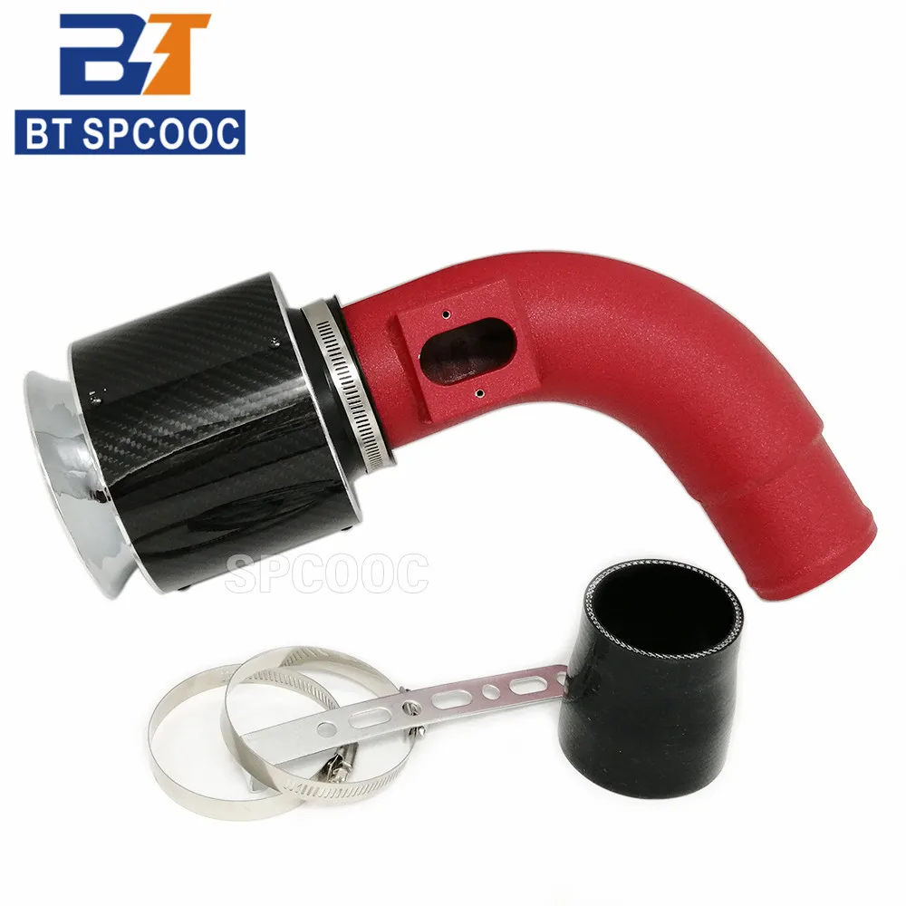 Carbon Fiber Cold Air Intake Kit Admission Air Filter Car Sport High Flow Intakes Pipe Kit For Mazda3 CHEVROLET Cruze PC 1.6-1.8