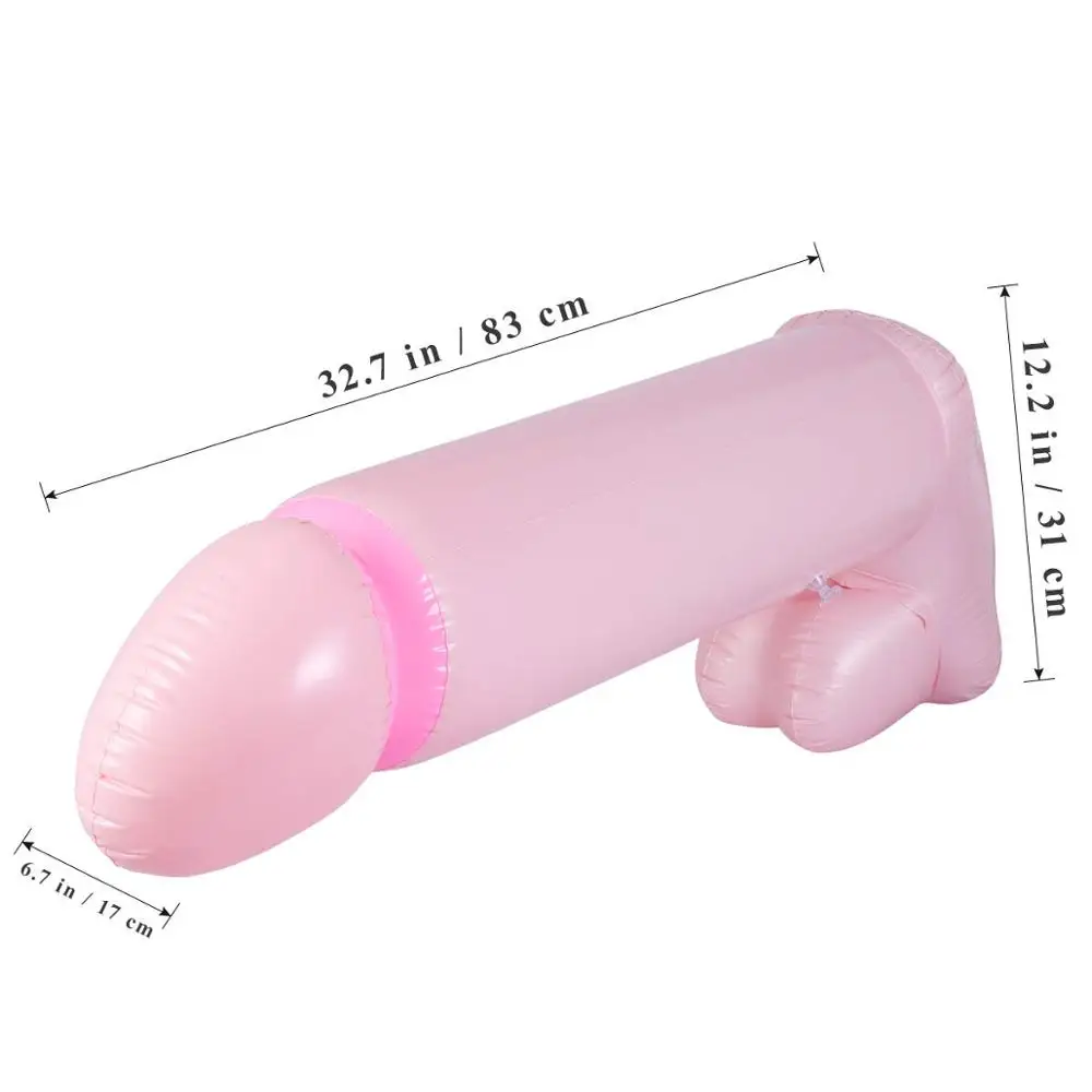 Sex party Inflatable Willy Penis 90cm super inflatable Penis, as a decoration to embellish the atmosphere