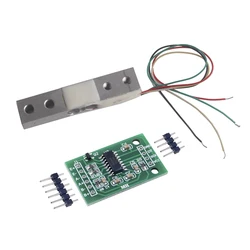 Sensor de pesaje de peso de celda de carga de escala 500g + módulo AD HX711 de 24bits para Arduino DIY RCmall