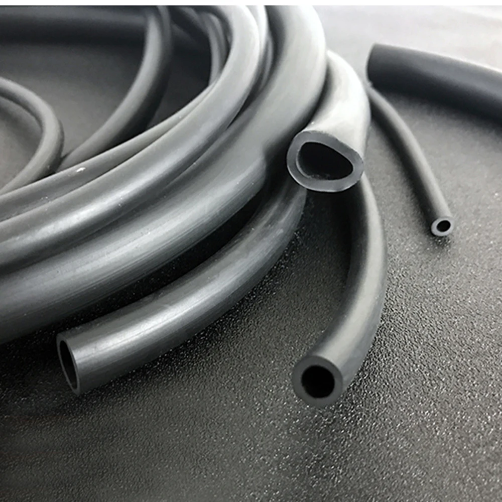 1/2/3/5/10M 2-25mm Inside Dia Nitrile Rubber Smooth Fuel Tube Petrol Diesel Oil Line Hose Pipe Black NBR Tubing