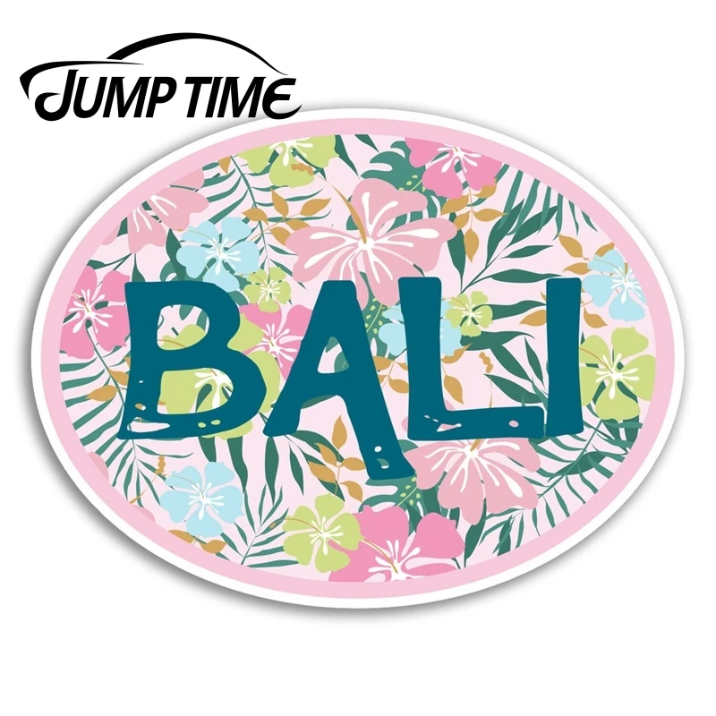 Jump Time for Bali Vinyl Stickers Indonesia Surfer Sticker Laptop Luggage Auto Bumper Motor Decal Waterproof Car Accessories