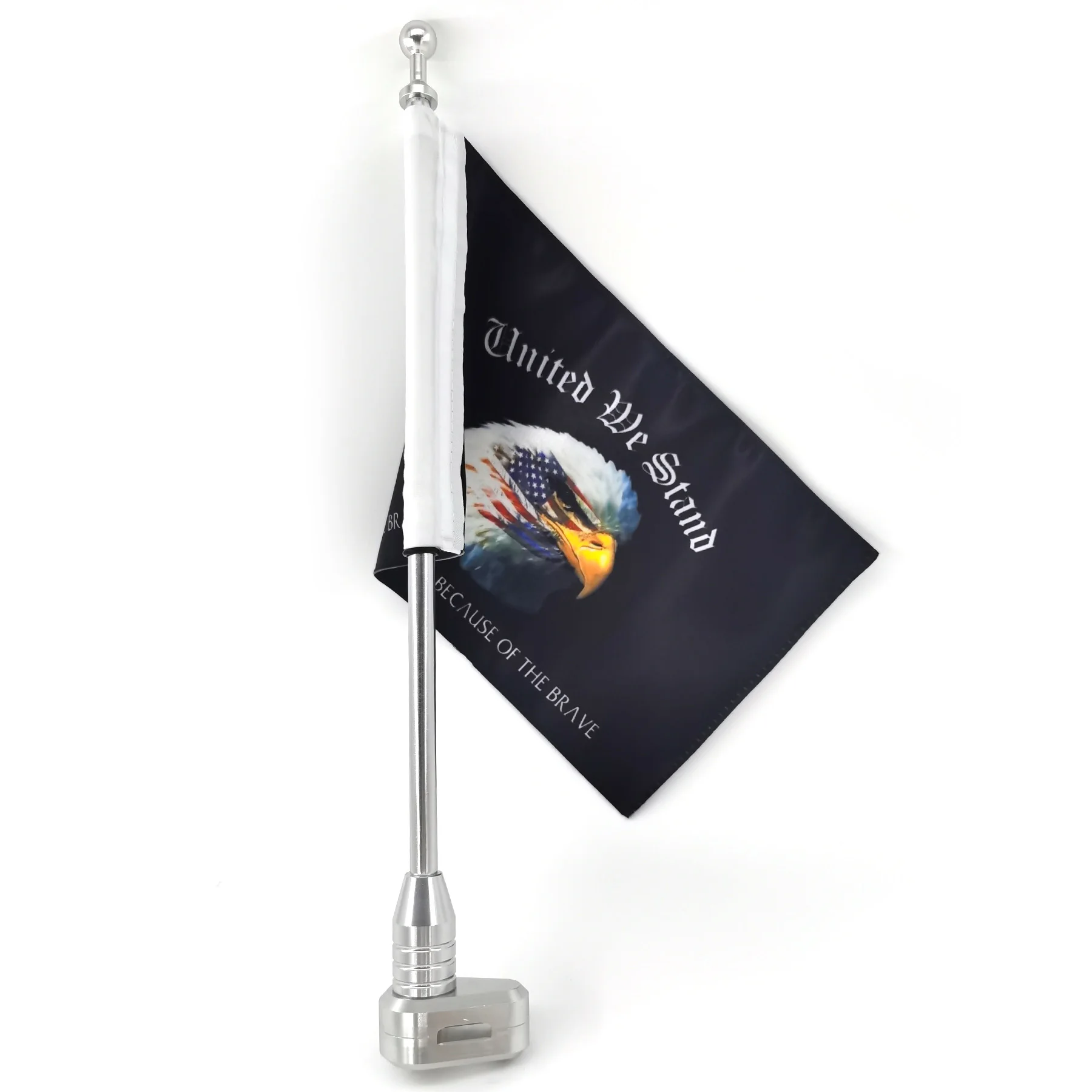 Luggage Rack Flag Pole Eagle  Flag for Honda Goldwing GL1800 1500 1200 2001-2011