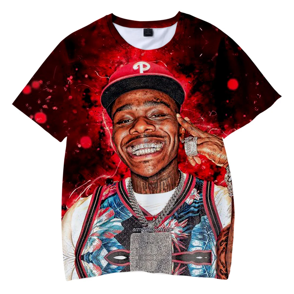 2021 New Rapper Dababy 3D Printed T-Shirt Men/Women Fashion Casual Popular Harajuku Streetwear Short Sleeve Oversize