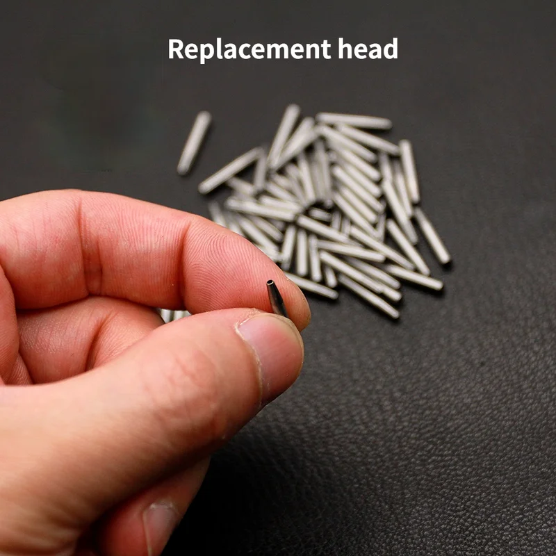 Removable Round Hole Leather Punch 4mm Spacing Chisel Round Head Lacing Stitching Sewing Tools 2/4/6 Prong Leathercraft Cut