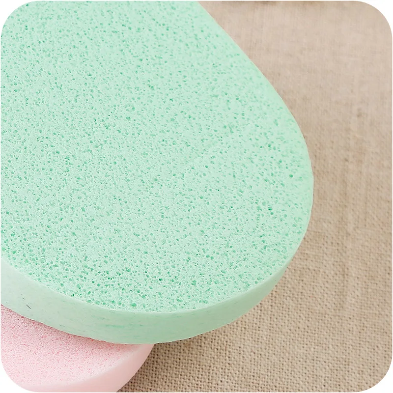 2Pcs Facial Cleansing Sponge Puff Face Cleaning Wash Pad Puff Available Soft Makeup Seaweed Sponge Makeup Cleansing