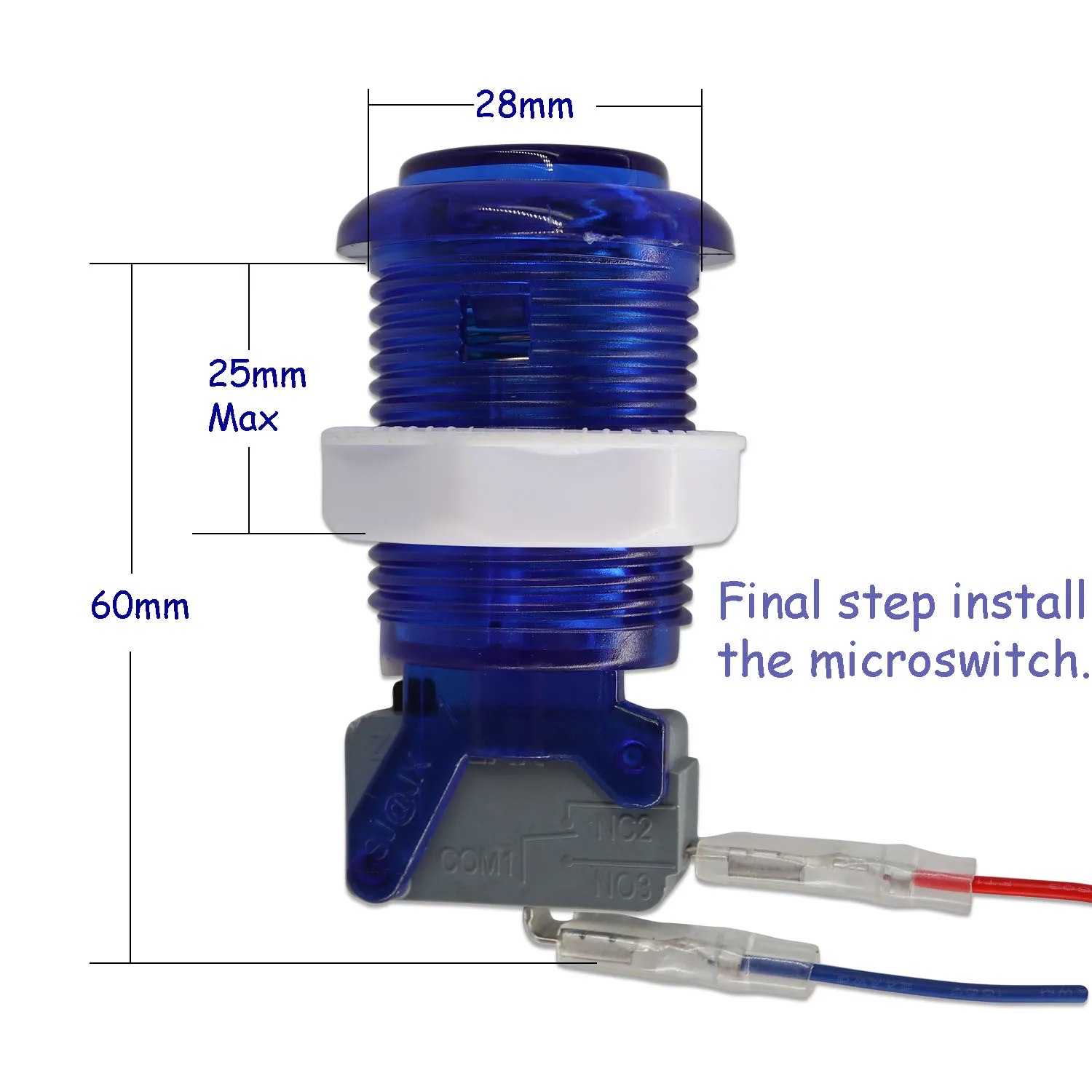 SJ@JX 10 PCS Arcade Game Push Buttons with Microswitch Logo X Y Start Select for PC MAME Raspberry Pi