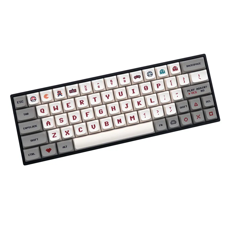 Personality Retro Pixel Game-Console Theme Five-Sided Sublimation 146 Keys PBT Mechanical Keyboard Cherry Filco Keycap