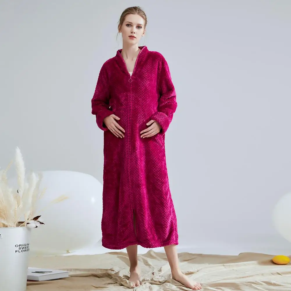 Women's Pregnant Robe Night gown Pajamas Extra Big Bathrobe Feeding Nursing baby Dress