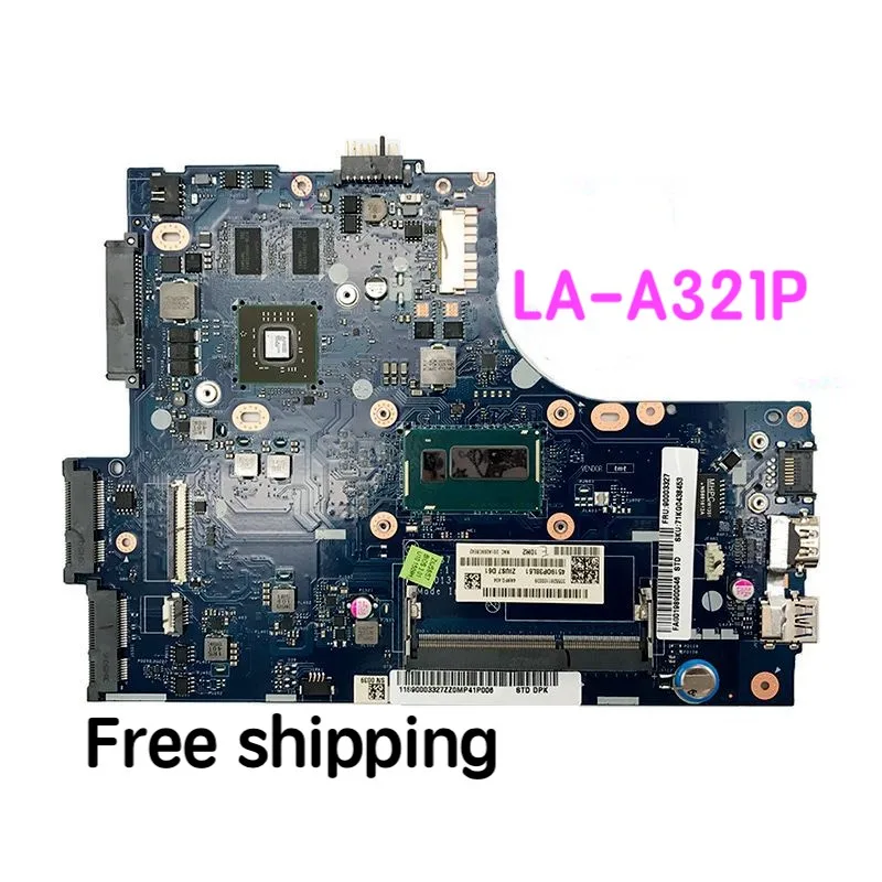 

Suitable For Lenovo S410 Laptop Motherboard ZIUS6/S7 LA-A321P Rev：1.0 with I3 processor Mainboard 100% tested fully work