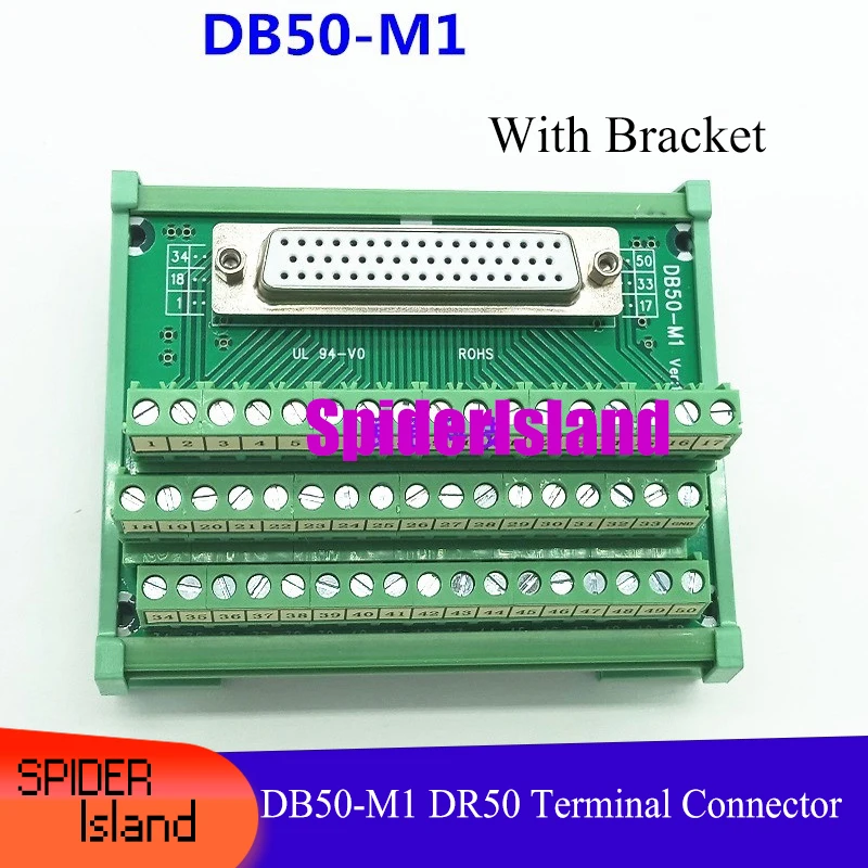 

DB50 Connector DB50-M1 Terminal Block DB50 Adapter Board DR50 Female Terminal Board