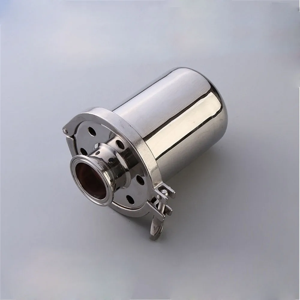 

SS304 Stainless Steel Sanitary 5" Tri Clamp Breathing Valve Ferrule OD 50.5mm Asepsis Breathing Valve Air Filter Barrel OD 76mm