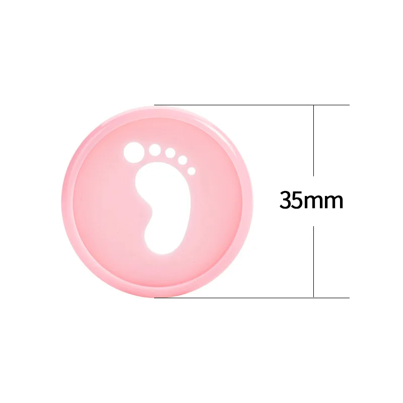 35MM Pink Mushroom Hole Binding Disc Buckle Loose Leaf Binder Disc Buckle for Notebook Disc Clip Binding Ring Office Supplies